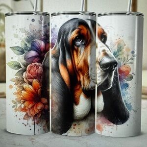 20oz Basset Hound Tumbler